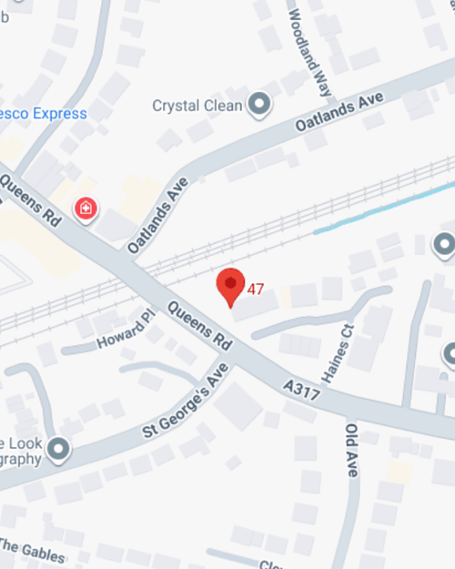 Map of weybridge office