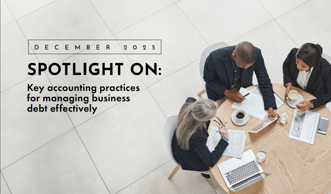 Key accounting practices for managing business debt effectively